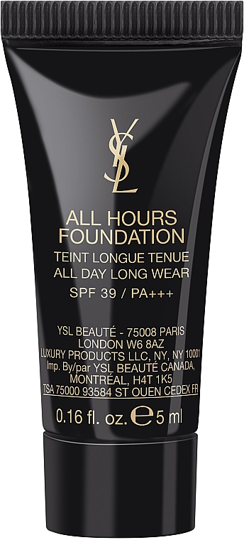 ПОДАРОК! Тональная основа для лица с матовым эффектом, придающая коже сияние - Yves Saint Laurent All Hours Foundation Luminous Matte — фото N1