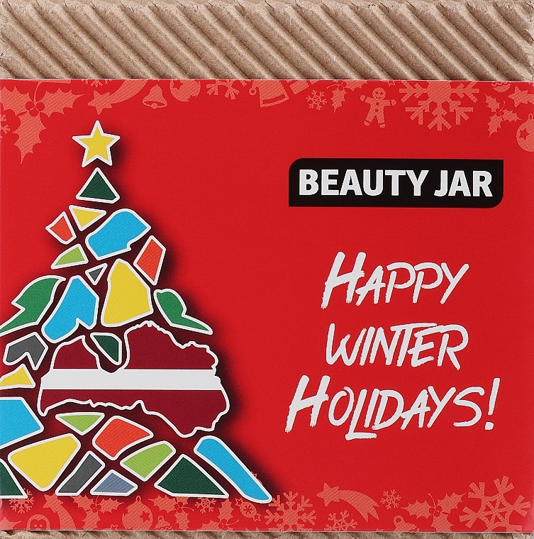 Подарунковий набір - Beauty Jar Happy Beauty Holidays (b/scr/180g + soap/90g) — фото N1
