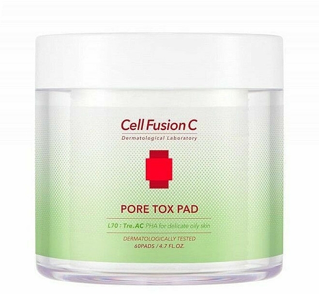 Очищающие пэды для лица - Cell Fusion C Pore Tox Pad — фото N1
