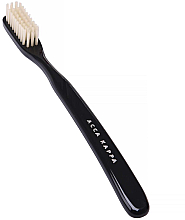Зубна щітка - Acca Kappa Vintage Collection Nylon Medium Toothbrush Black — фото N1