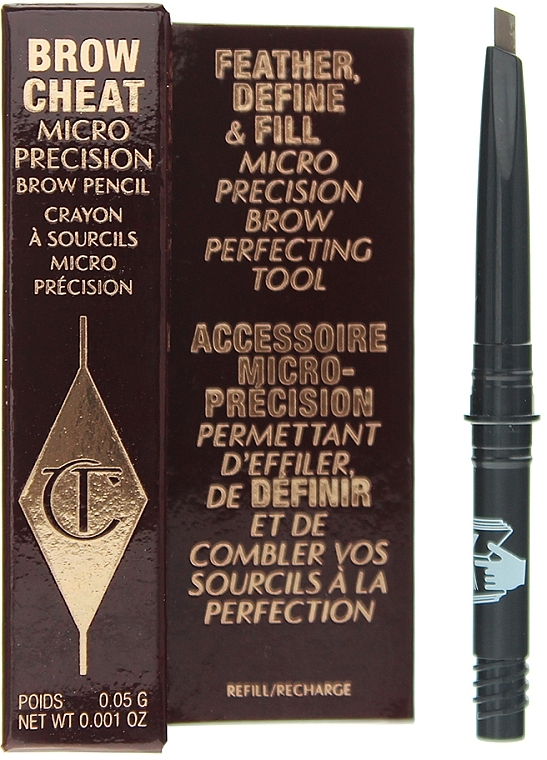 Олівець для брів - Charlotte Tilbury Brow Cheat Micro Precision Brow Pencil — фото N1