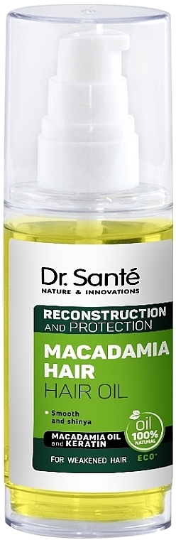 Масло макадамії для волосся - Dr. Sante Macadamia Hair