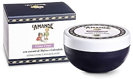 Парфумерія, косметика Крем для тіла з екстрактом мальви та календули - L'Amande Marseille Mallow And Calendula Extracts Body Cream