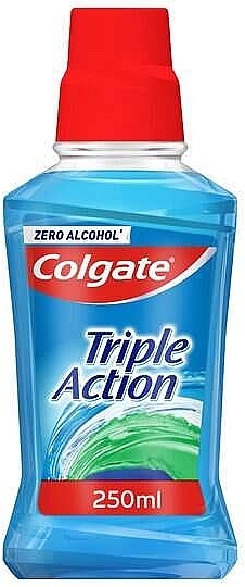 Ополаскиватель для рта без спирта - Colgate Triple Action Mouthwash Zero Alcohol — фото N2