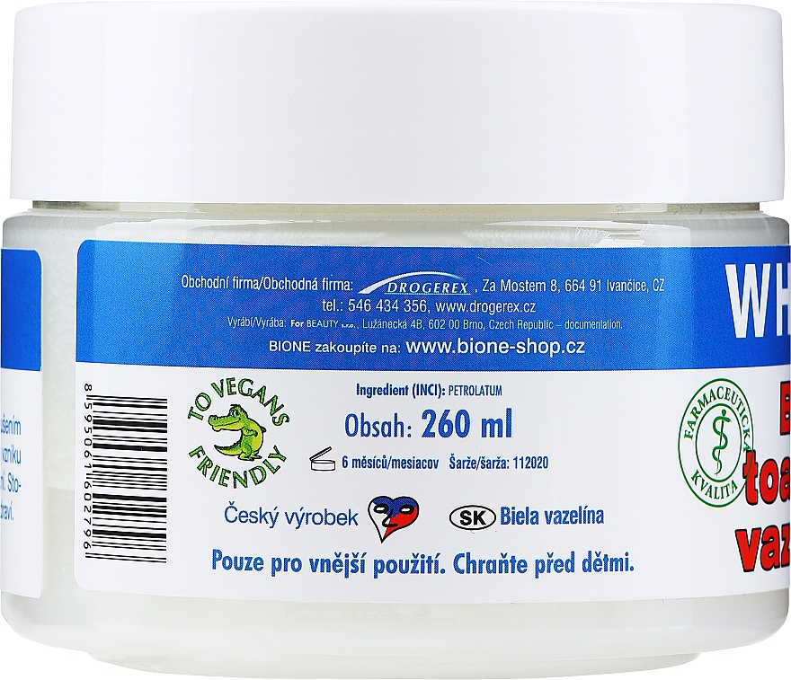 Белый вазелин - Bione Cosmetics White Vaseline — фото N5