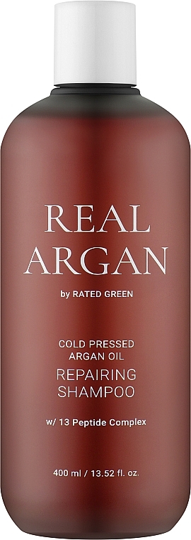 Відновлювальний шампунь з аргановим маслом - Rated Green Real Argan Repairing Shampoo — фото N3