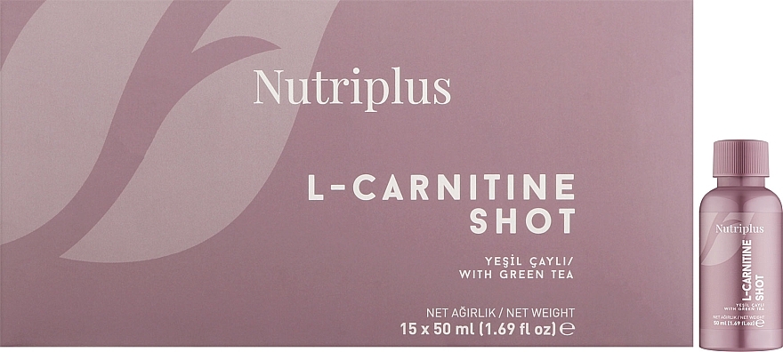 Порционный напиток "L-карнитин" - Farmasi Nutriplus L-Carnitine Shot — фото N1