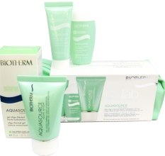 Парфумерія, косметика Набір - Biotherm Biolab Hydrasolutions (gel/30ml + cleanser/20ml + lotion/30ml + bag)