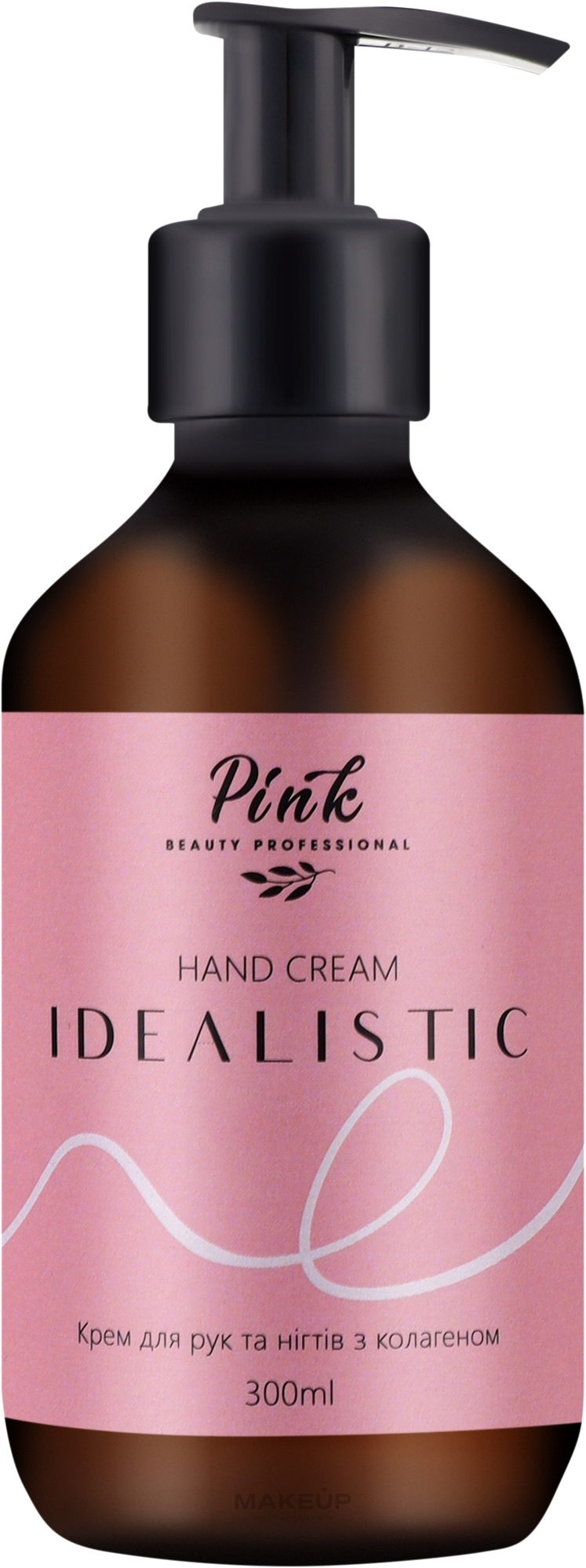 Крем для рук та нігтів з колагеном "Idealistic" - Pink Hand Cream — фото 300ml