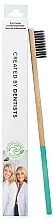 Парфумерія, косметика Бамбукова зубна щітка, бірюзова - Spotlight Oral Care Teal Bamboo Toothbrush