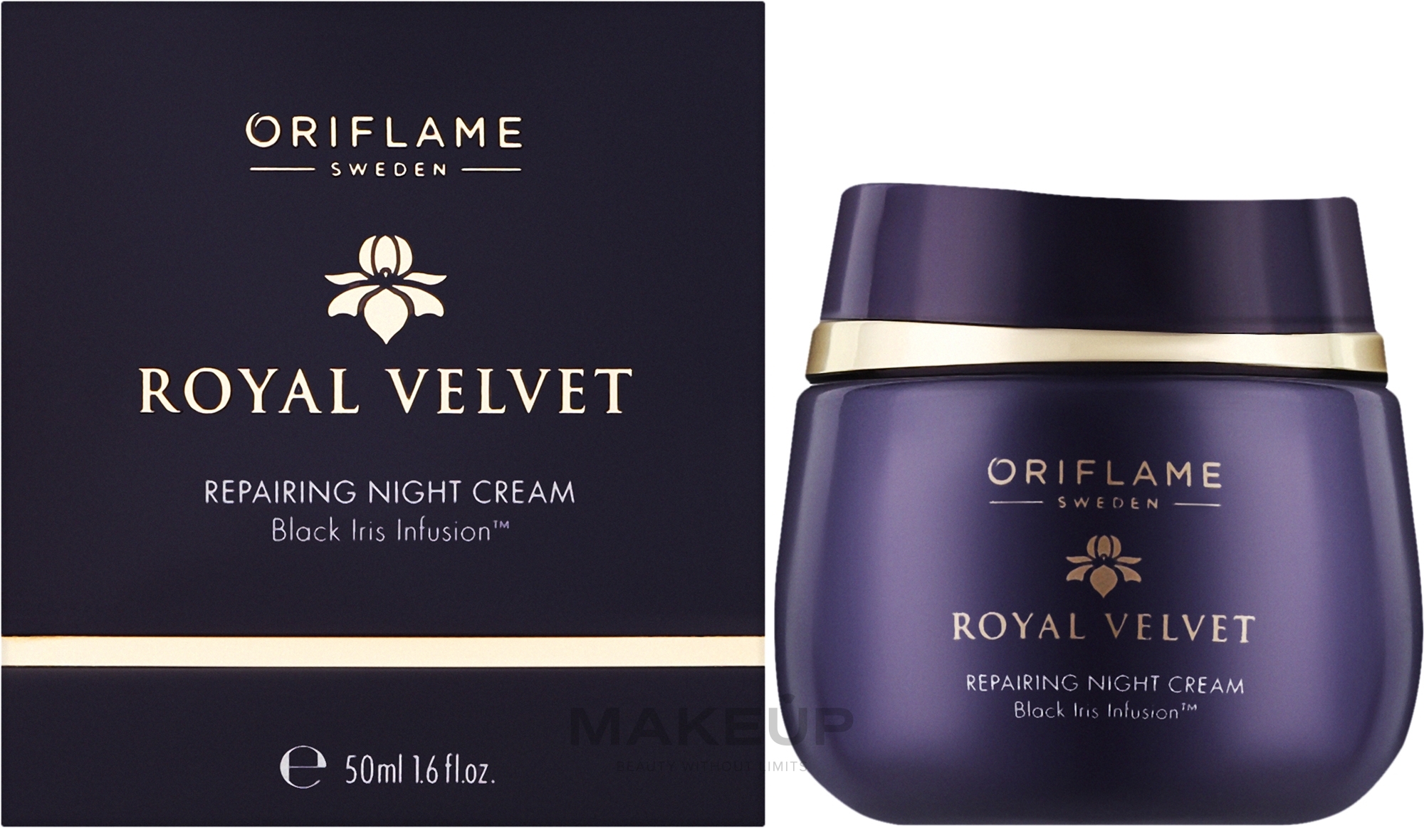 Подтягивающий ночной крем "Королевский бархат", подарочное издание - Oriflame Royal Velvet Night Cream Limited-Edition — фото 50ml