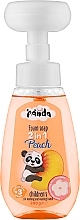 Духи, Парфюмерия, косметика Мыло-пенка 2 в 1 детская "Peach" - Small Panda Foam Soap 2 In 1