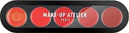 Палітра блисків і помад 5 кольорів - Make-Up Atelier Paris Lipsticks Palette — фото N2