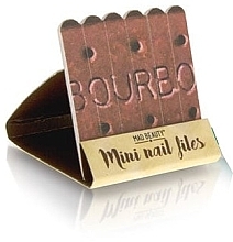 Духи, Парфюмерия, косметика Пилочки для ногтей "Bourbons" - Mad Beauty Biscuits Mini Nail Files