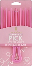 Гребінь для волосся, рожевий - Lee Stafford Double Lift Pick — фото N1