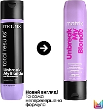 Кондиціонер для зміцнення волосся - Matrix Unbreak My Blonde Conditioner — фото N2