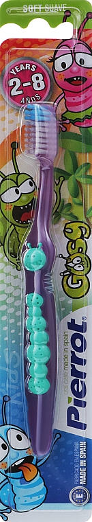 Детская зубная щетка "Гусеница", Вариант 3 - Pierrot Gusy Soft — фото N1