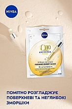 Тканинна ліфтінг-маска - NIVEA Q10 Power Anti-Wrinkle Mask — фото N3
