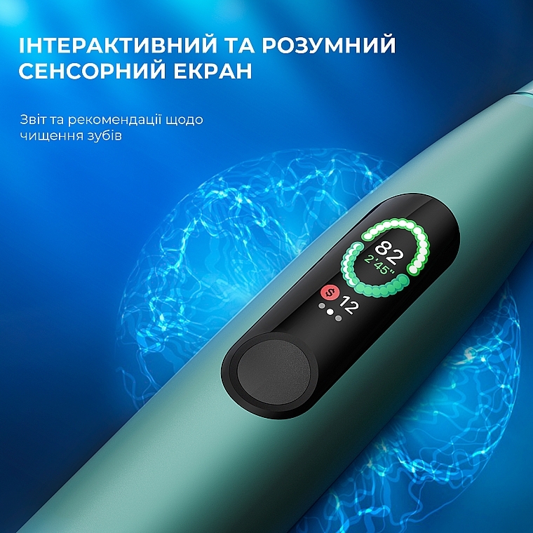 Розумна зубна щітка Oclean X Pro Green - Oclean X Pro Mist Green (OLED) (Global) — фото N16