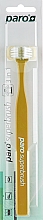 Зубная щетка трехсторонняя "724", оранжевая - Paro Swiss Superbrush 3in1 — фото N1