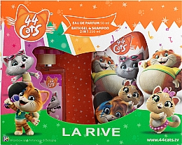 Парфумерія, косметика La Rive 44 Cats - Набір (edp/50ml + gel/sh/250ml)