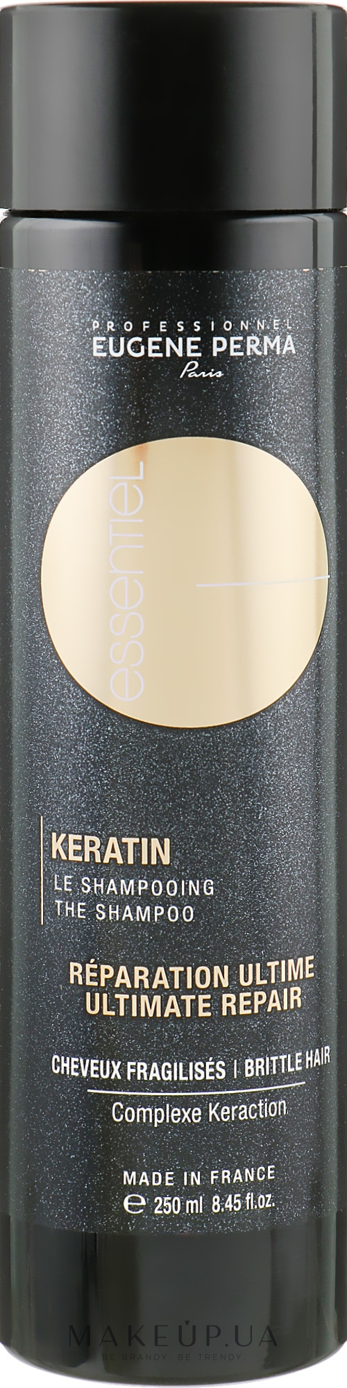 Зміцнюючий шампунь для волосся - Eugene Perma Essentiel Keratin Shampoo — фото 250ml