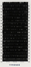 Накладные ресницы "Elite", черные, 20 линий (0,05, C, 10) - Vivienne — фото N1
