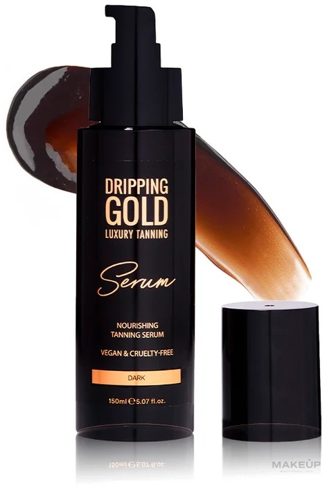 Сироватка для автозасмаги - Sosu by SJ Dripping Gold Luxury Tanning Serum — фото Dark