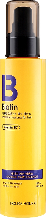 Есенція для пошкодженого волосся - Holika Holika Biotin Damage Care Essence — фото N1