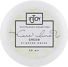 Парфумерія, косметика УЦІНКА! Огіркова маска для обличчя "Green" - InJoy Care Line *