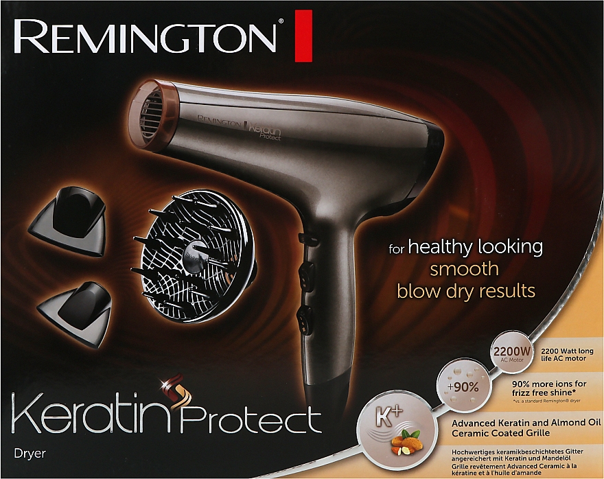Фен для волос - Remington AC 8002 Keratin Protect — фото N2