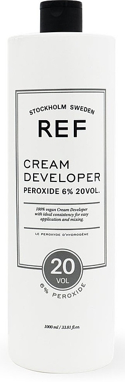 Крем-окислювач - REF Cream Developer Peroxide 6% 20Vol — фото N1