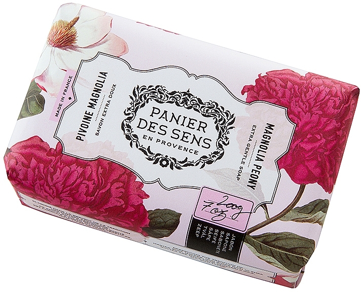 УЦІНКА Екстра-ніжне мило олія ши "Магнолія Піон" - Panier Des Sens Extra Gentle Natural Soap with Shea Butter Magnolia Peony * — фото N1