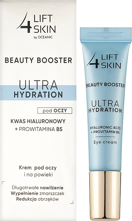 Крем для кожи вокруг глаз - Lift 4 Skin Beauty Booster Ultra Hydration Hyaluronic Acid + Provitamin B5 — фото N2