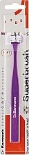 Духи, Парфюмерия, косметика Трехсторонняя зубная щетка, детская, фиолетовая - Dr. Barman's Superbrush Child