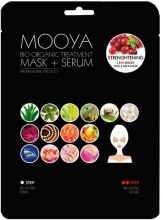 Парфумерія, косметика Маска + сиворотка з екстрактом журавлини - Face Beauty Mooya Bio Organic Treatment Mask + Serum