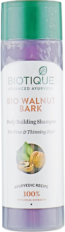 Восстанавливающий шампунь-кондиционер для волос - Biotique Bio Walnut Bark Fresh Lift Body Building Shampoo & Conditioner — фото N7