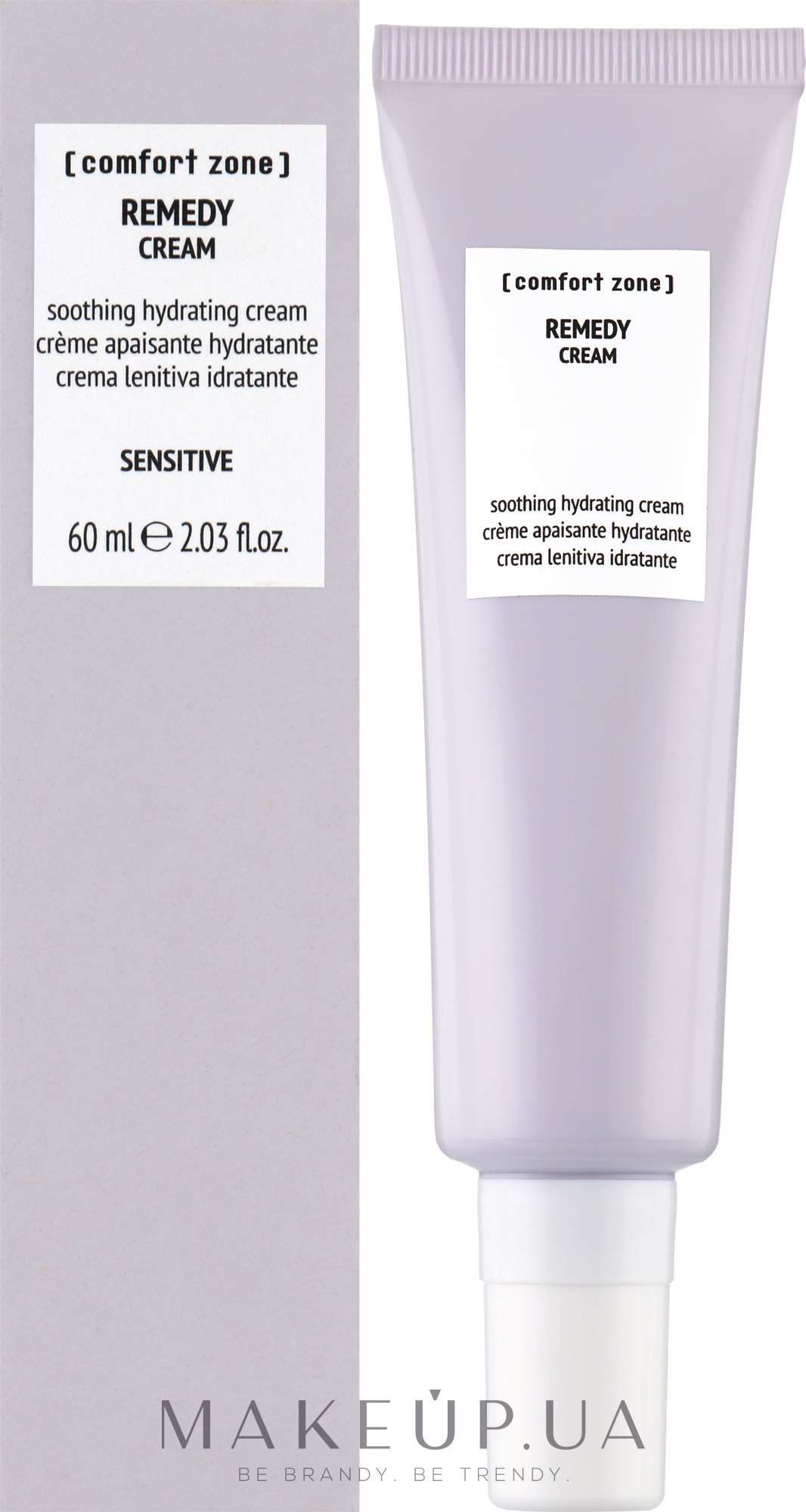 Заспокійливий зволожувальний крем для обличчя - Comfort Zone Remedy Soothing Hydrating Cream Sensitive — фото 60ml
