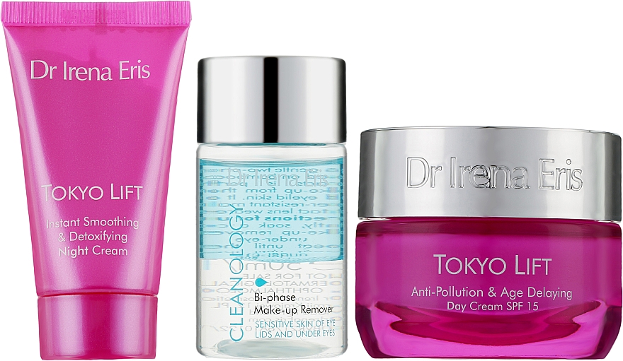 Набір - Dr. Irena Eris Tokyo Lift (f/cr/50ml + f/cr/30ml + mic/wat/50ml) — фото N2