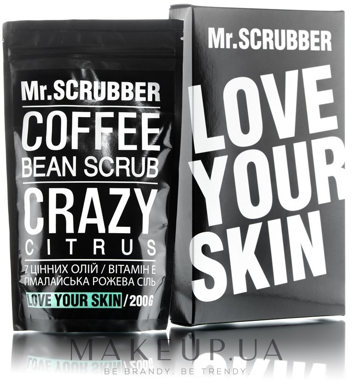 Кавовий скраб для тіла - Mr.Scrubber Crazy Citrus Scrub — фото 200g