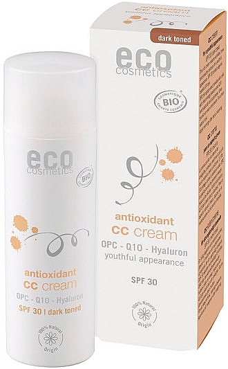 СС-крем для лица - Eco Cosmetics Tinted CC Cream SPF30 — фото N1