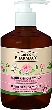 Жидкое мыло "Мускатная роза и хлопок" - Зеленая аптека — фото N3