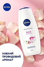 Гель-уход для душа "Роза и миндальное масло" - NIVEA Rose & Almond Oil Care Shower — фото N3