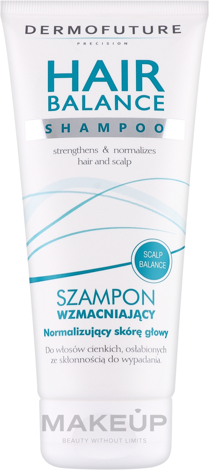 Восстанавливающий шампунь для тонких и слабых волос - DermoFuture Hair Balance Shampoo — фото 200ml