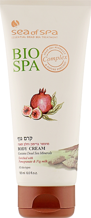 Крем для тела с гранатом и инжирным молочком - Sea of Spa Bio Spa Anti Aging Body Cream with Pomegranate & Fig Milk — фото N1