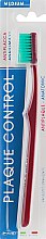 Духи, Парфюмерия, косметика Зубная щетка «Контроль налета» средняя, бордовая - Piave Toothbrush Medium