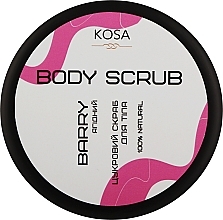 Скраб для тіла "Ягідний" - Kosa Body Scrub — фото N1