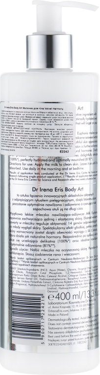 Легке молочко для ліла - Dr. Irena Eris Body Art Milk Euphoria — фото N2
