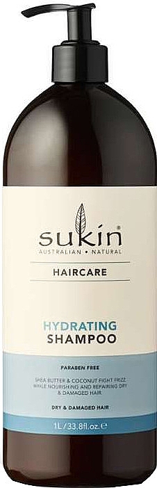 Зволожувальний шампунь для сухого і пошкодженого волосся - Sukin Hydrating Shampoo — фото N3