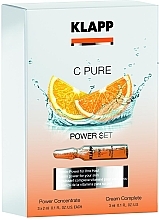 Духи, Парфюмерия, косметика Набор - Klapp C Pure Power Set (f/concentrate/3х2ml + f/cr/3ml)